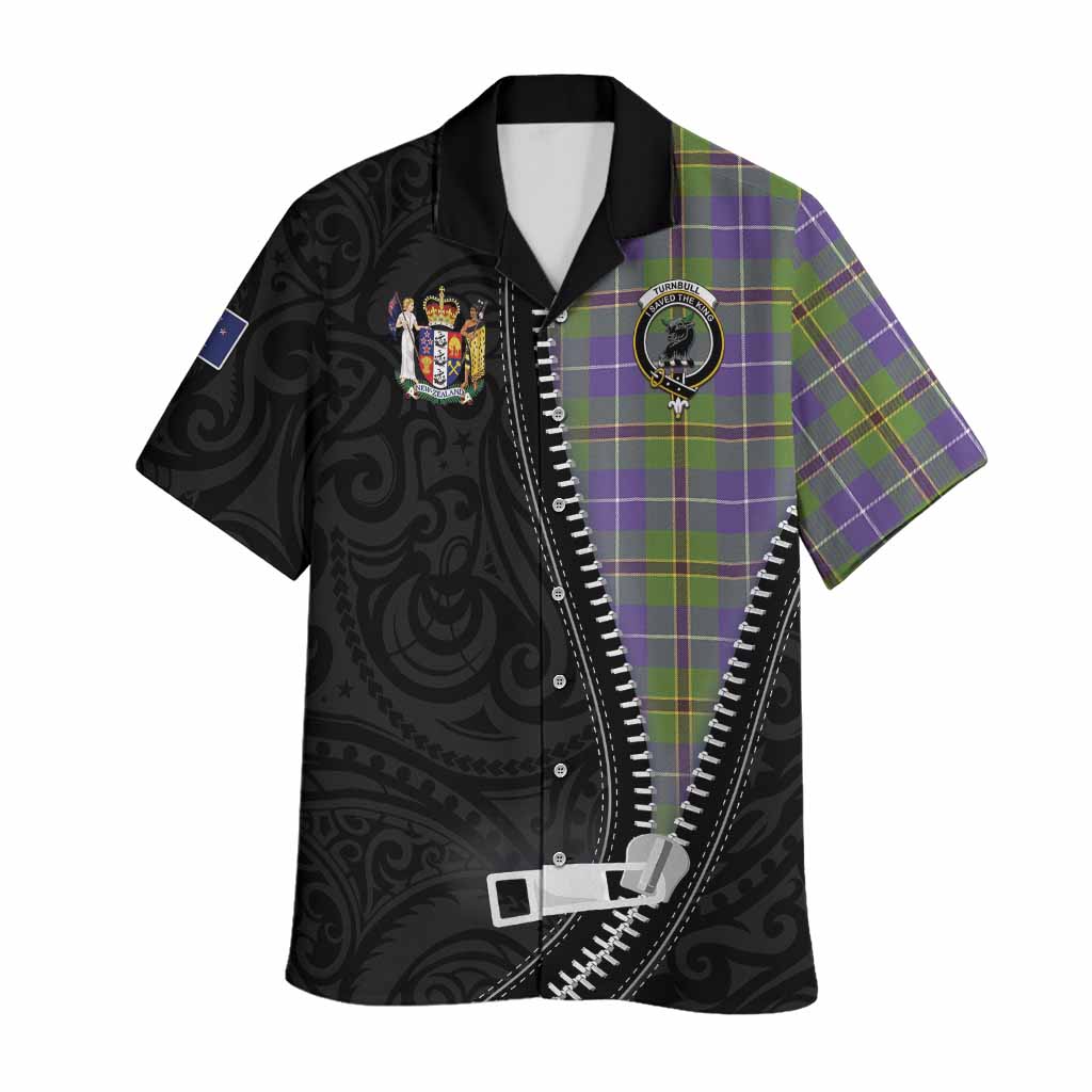 Turnbull Tartan Hawaiian Shirt New Zealand Pattern Unique Zipper Stylized