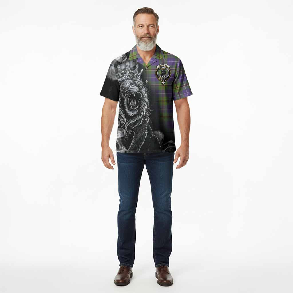 Turnbull Tartan Hawaiian Shirt Roaring Lion Heritage