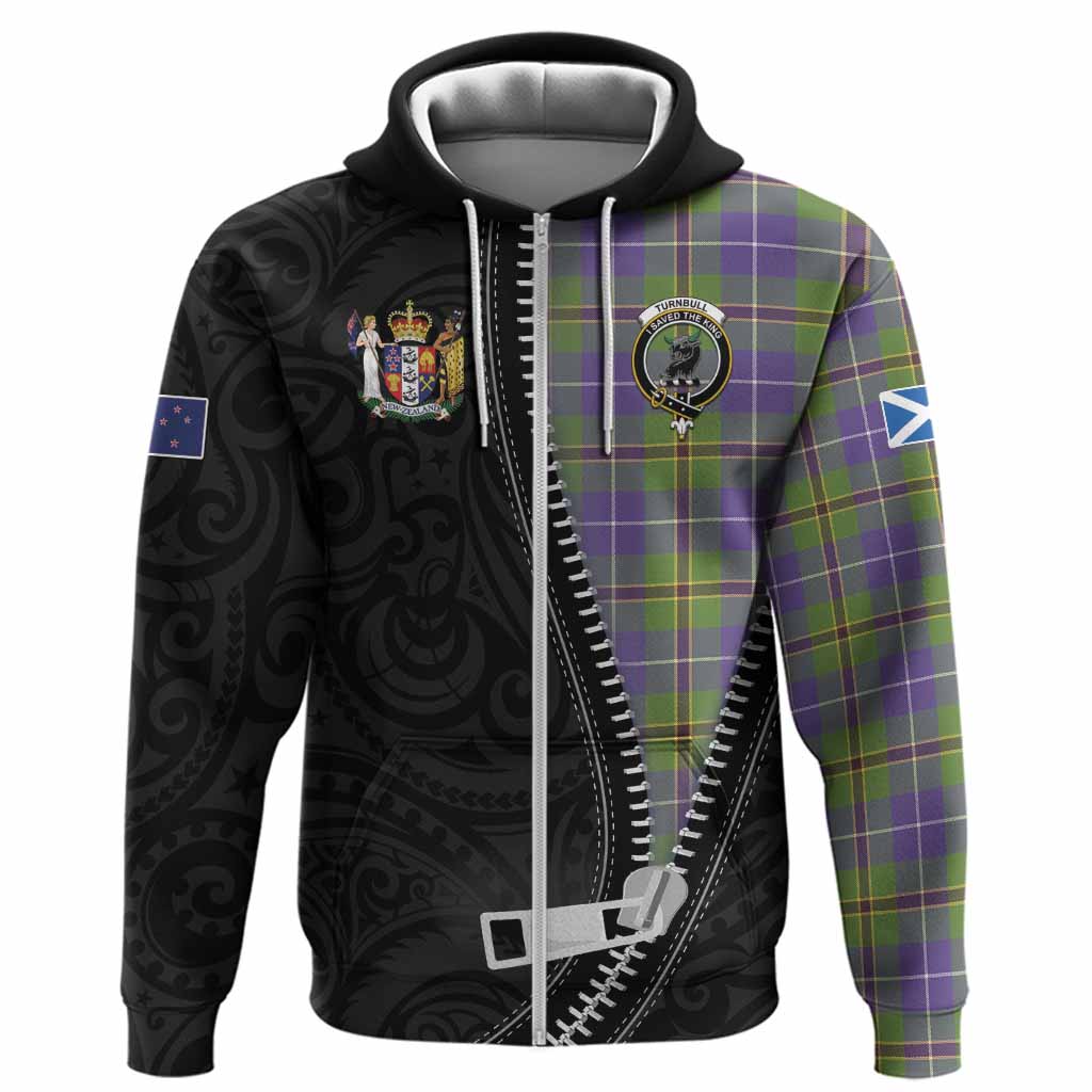 Turnbull Tartan Hoodie New Zealand Pattern Unique Zipper Stylized