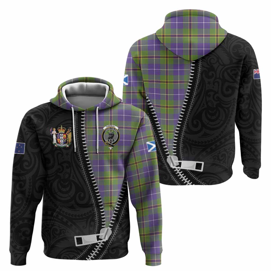 Turnbull Tartan Hoodie New Zealand Pattern Unique Zipper Stylized