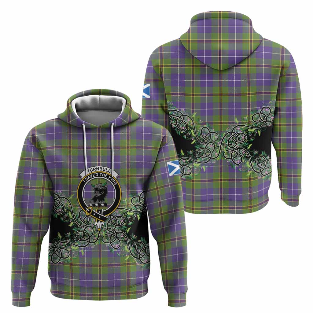 Turnbull Tartan Hoodie Thistle Scottish Spirit