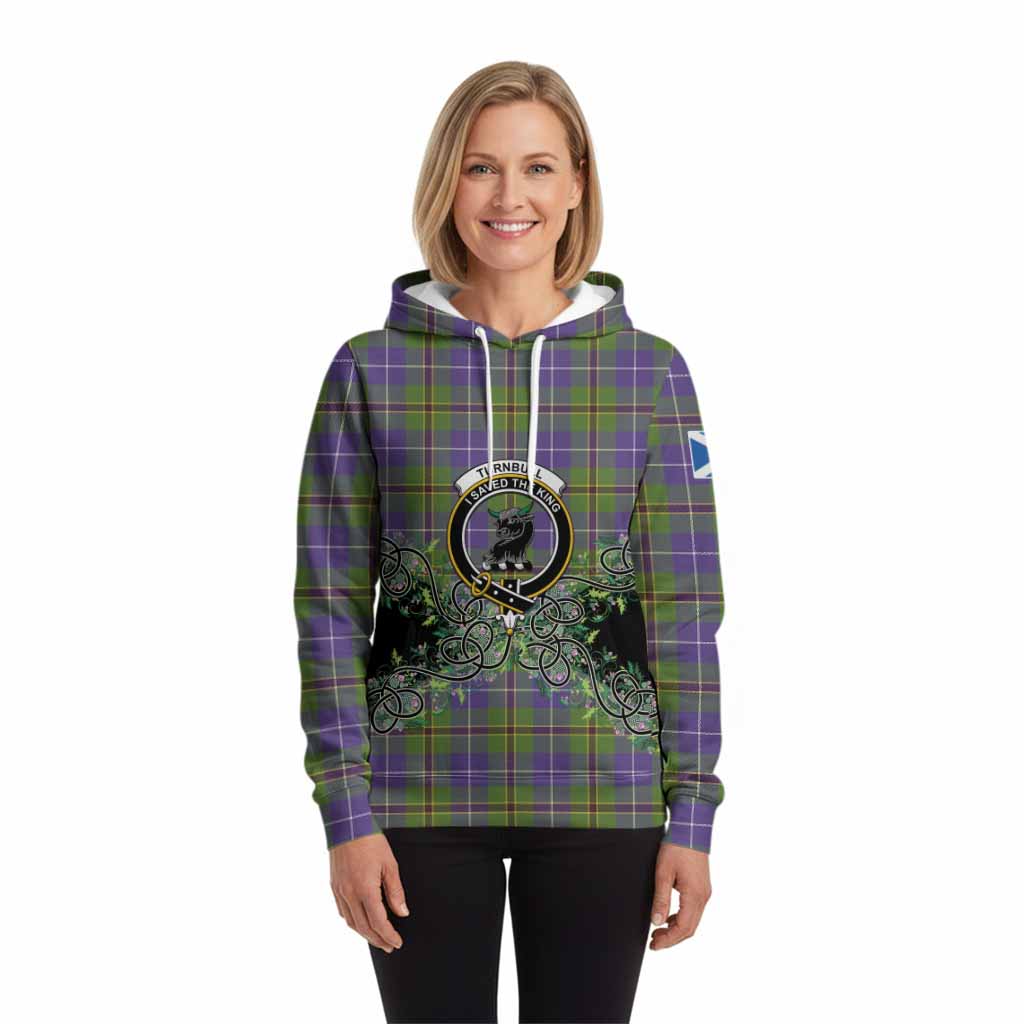 Turnbull Tartan Hoodie Thistle Scottish Spirit