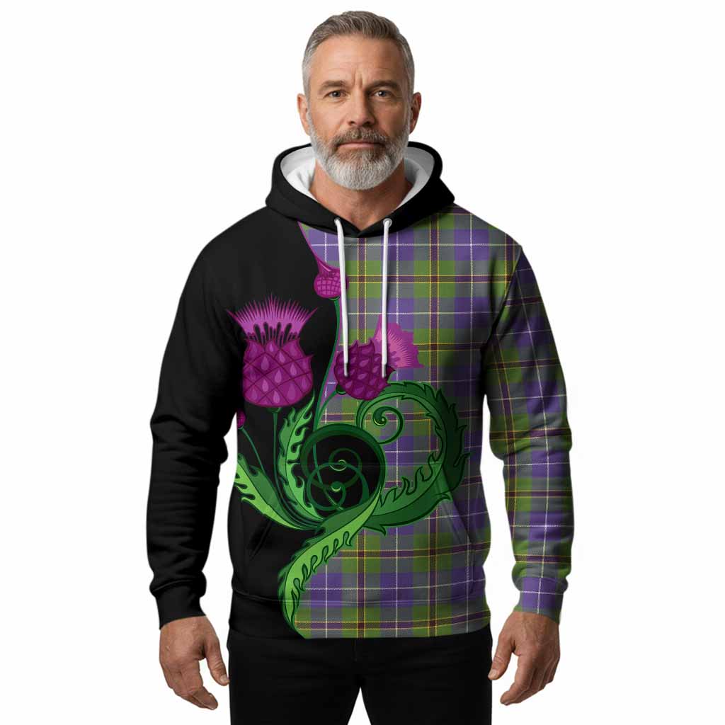 Turnbull Tartan Hoodie Traditional Scottish Thistle