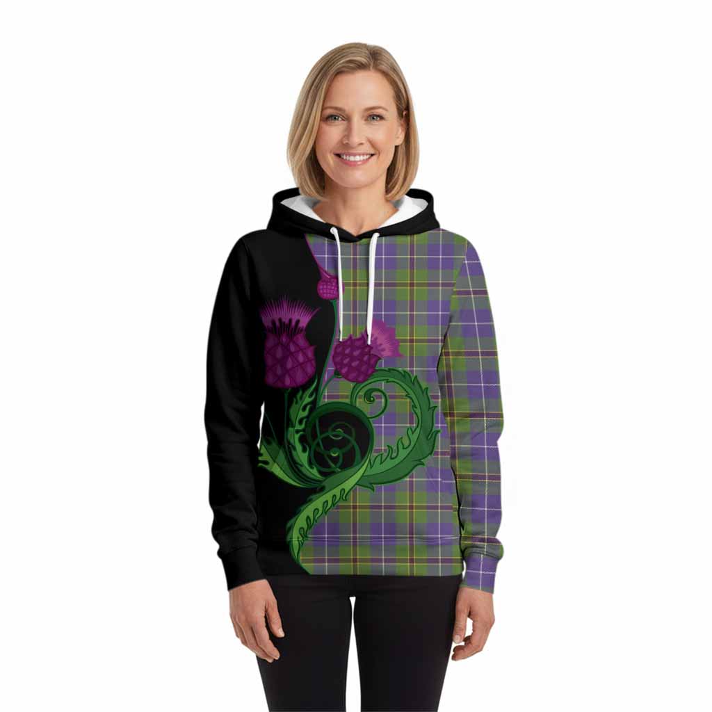 Turnbull Tartan Hoodie Traditional Scottish Thistle