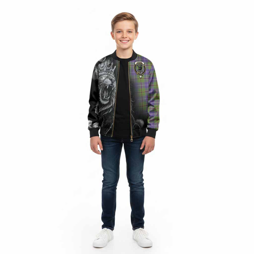 Turnbull Tartan Kid Bomber Jacket Roaring Lion Heritage