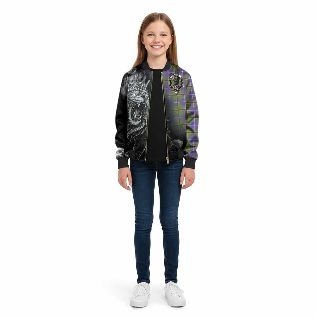 Turnbull Tartan Kid Bomber Jacket Roaring Lion Heritage