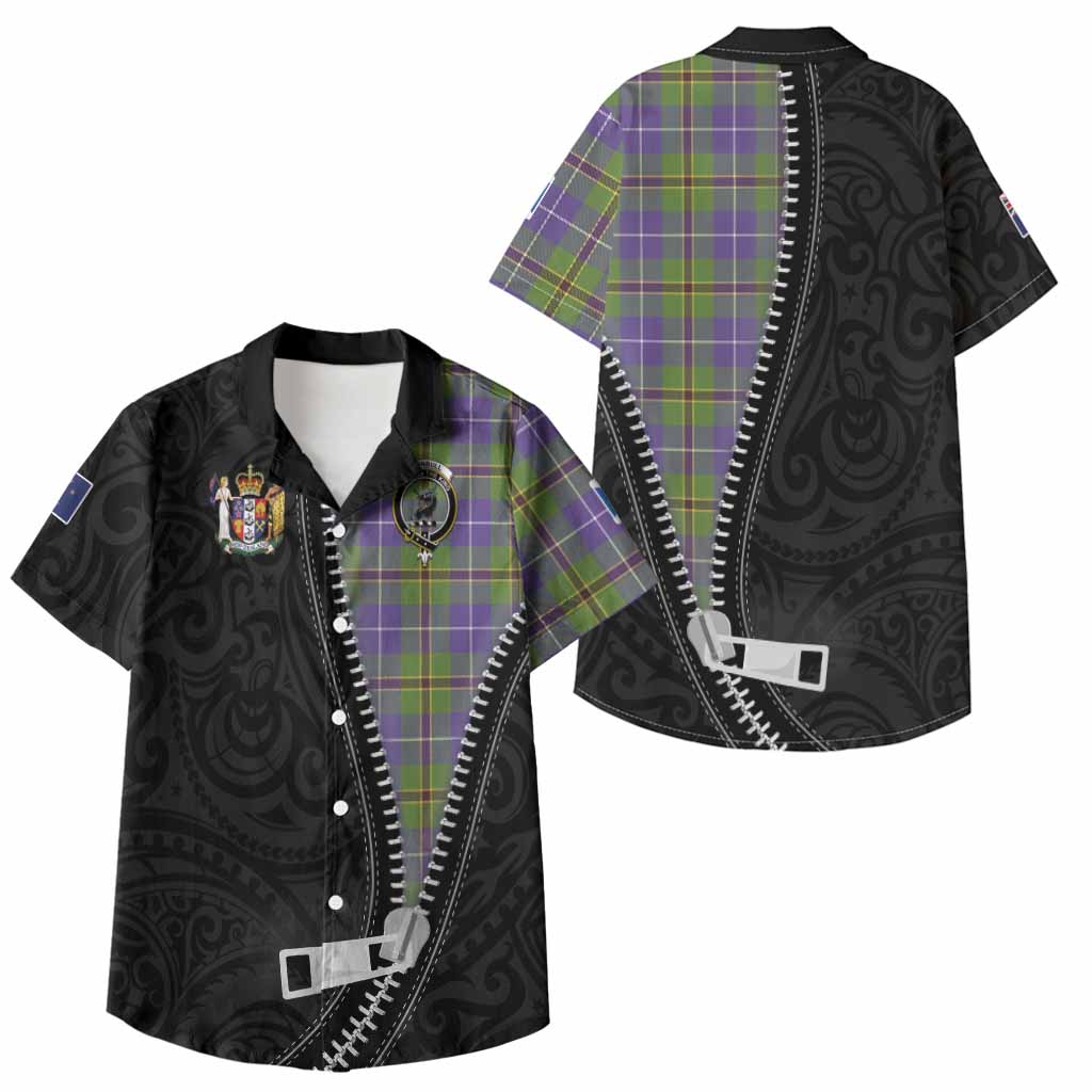Turnbull Tartan Kid Hawaiian Shirt New Zealand Pattern Unique Zipper Stylized