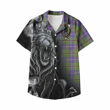 Turnbull Tartan Kid Hawaiian Shirt Roaring Lion Heritage