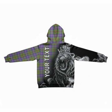 Turnbull Tartan Kid Hoodie Roaring Lion Heritage