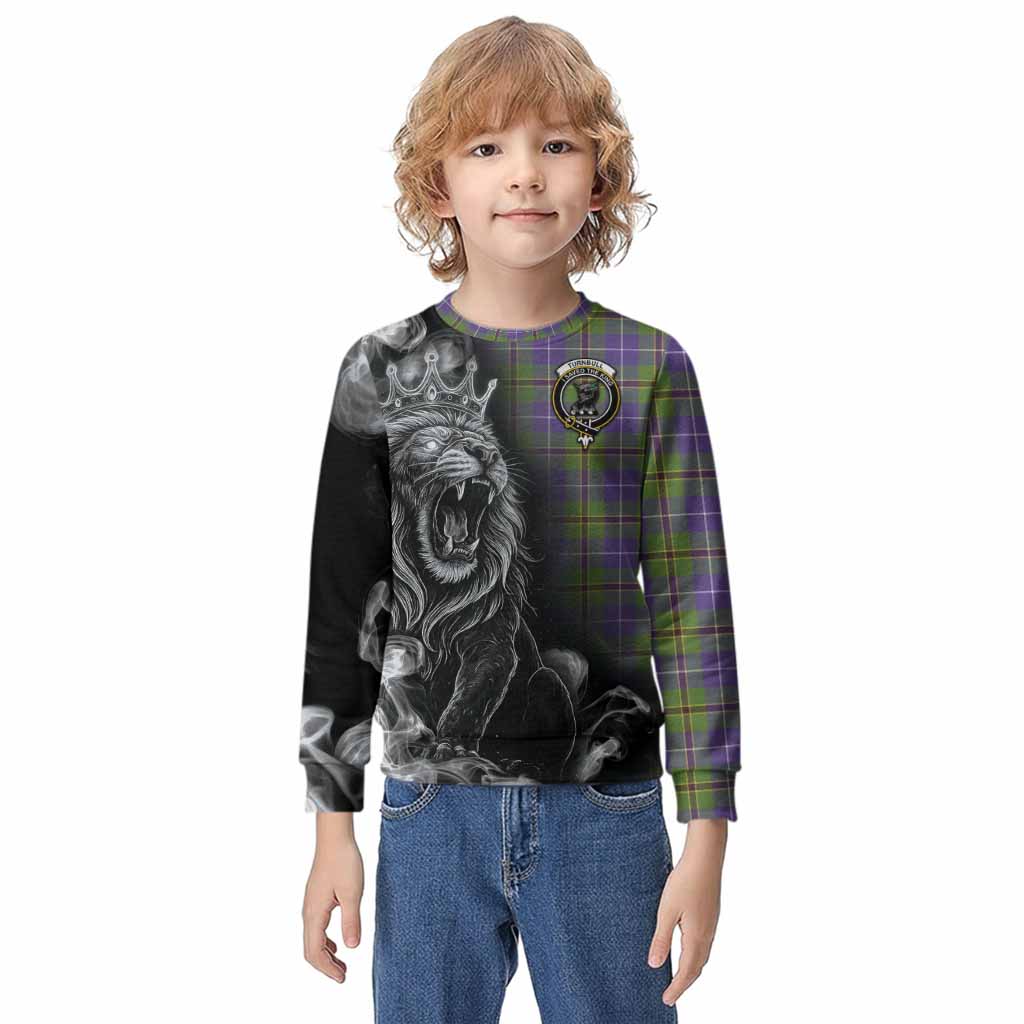 Turnbull Tartan Kid Knitted Sweatshirt Roaring Lion Heritage