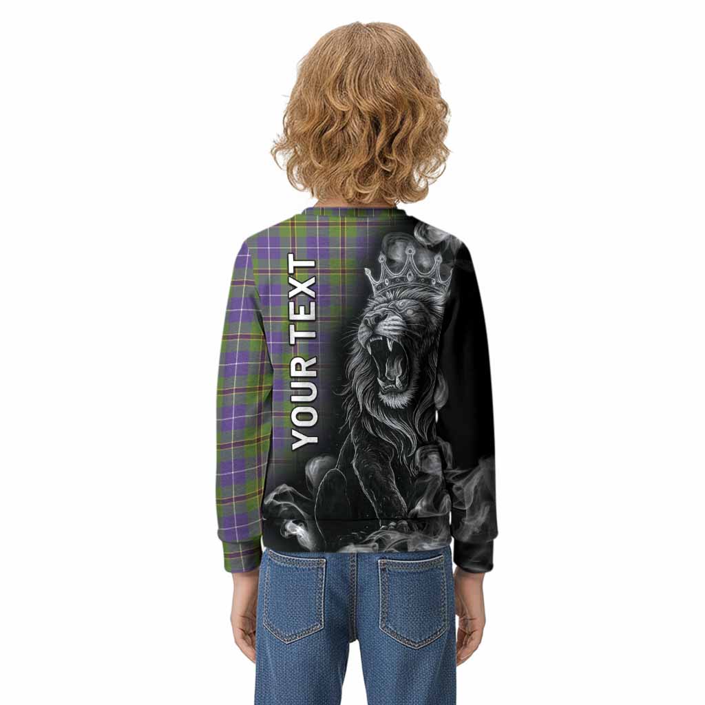 Turnbull Tartan Kid Knitted Sweatshirt Roaring Lion Heritage