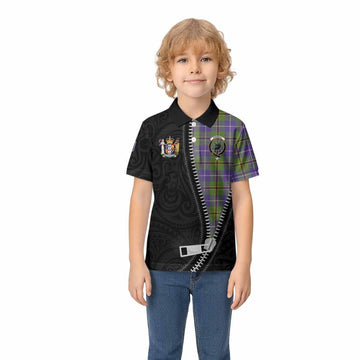 Turnbull Tartan Kid Polo Shirt New Zealand Pattern Unique Zipper Stylized