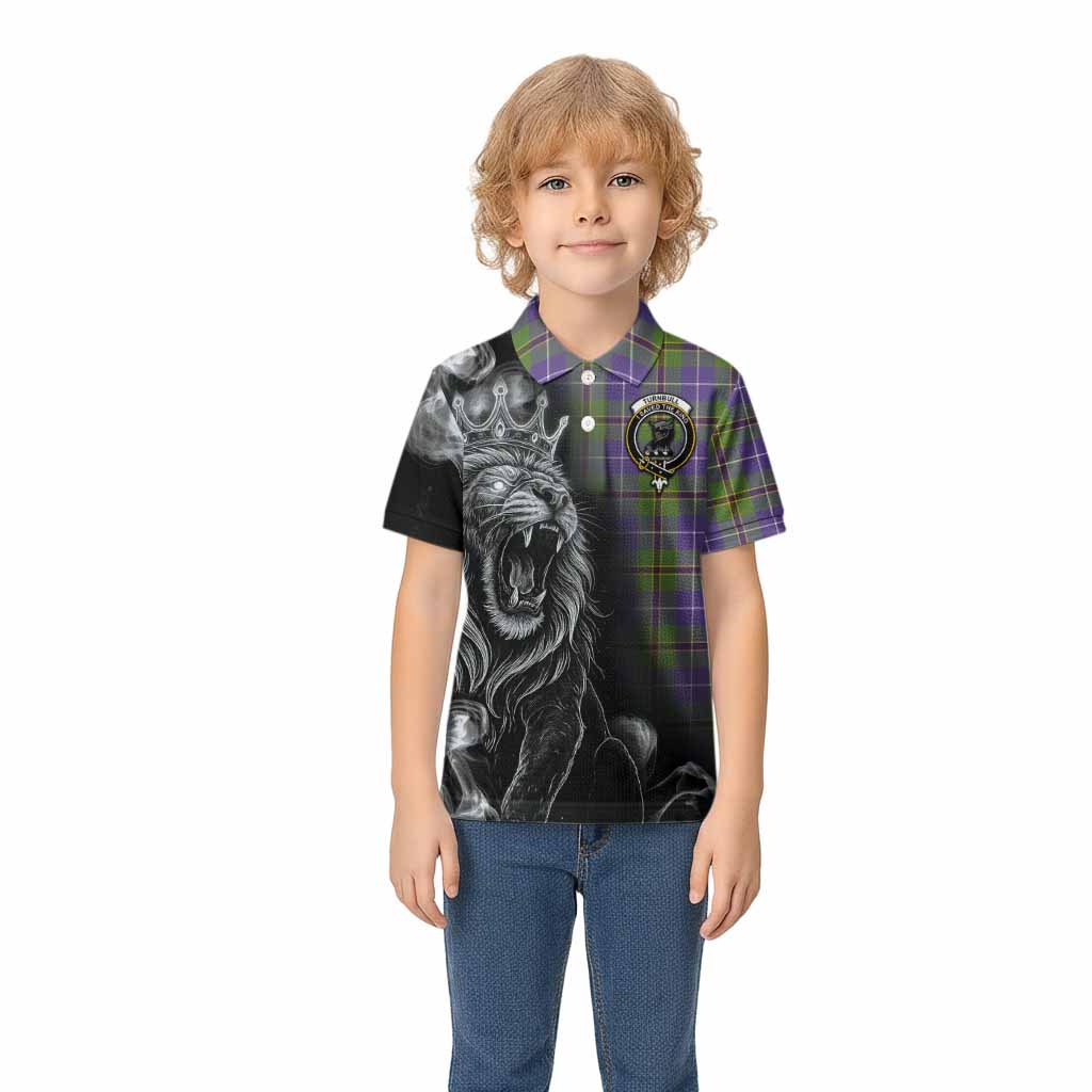 Turnbull Tartan Kid Polo Shirt Roaring Lion Heritage