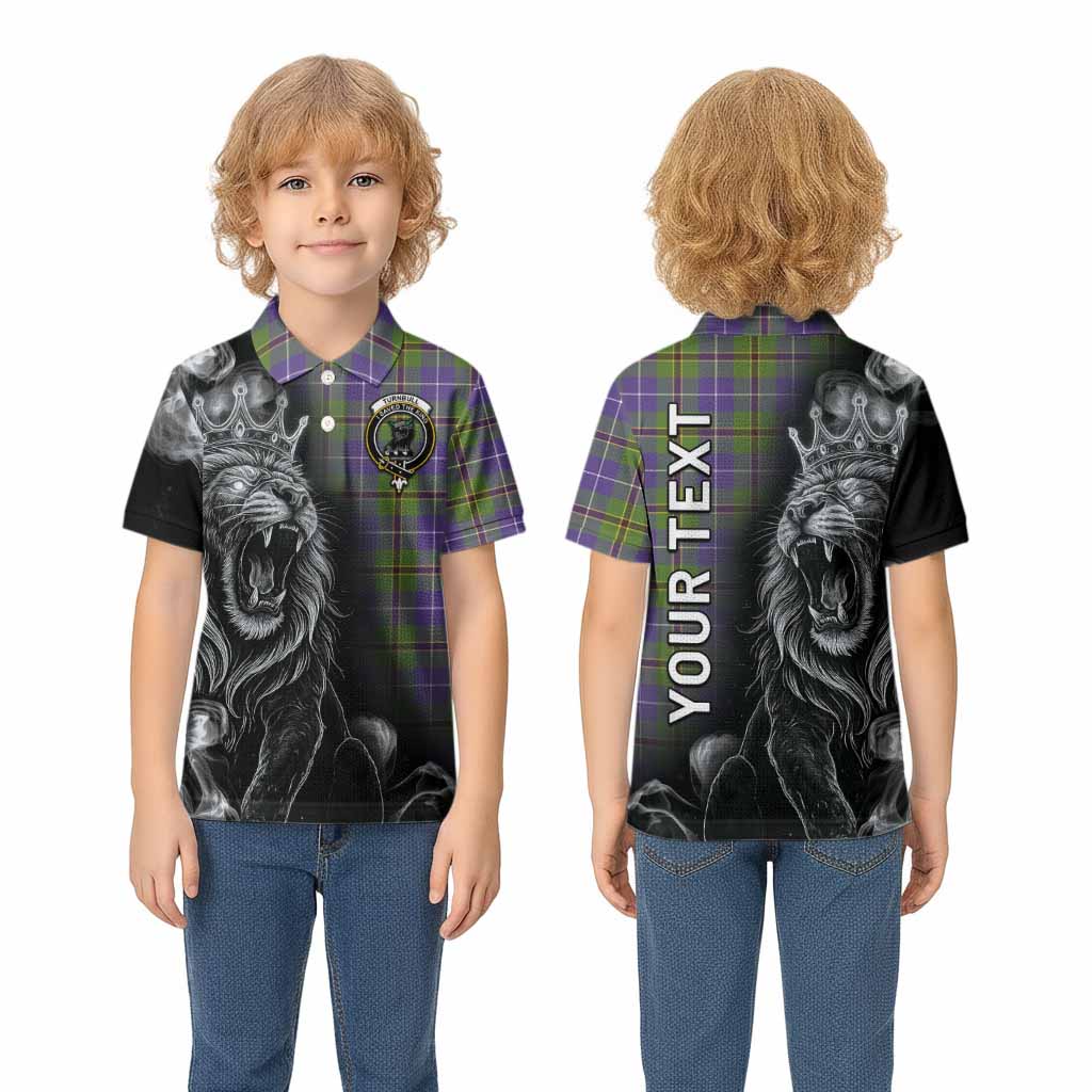 Turnbull Tartan Kid Polo Shirt Roaring Lion Heritage