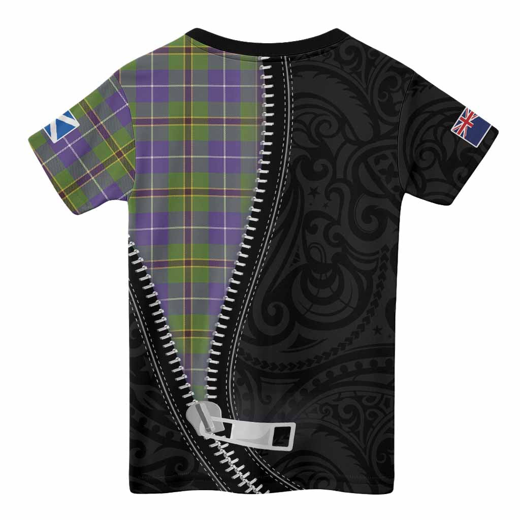 Turnbull Tartan Kid T-shirt New Zealand Pattern Unique Zipper Stylized