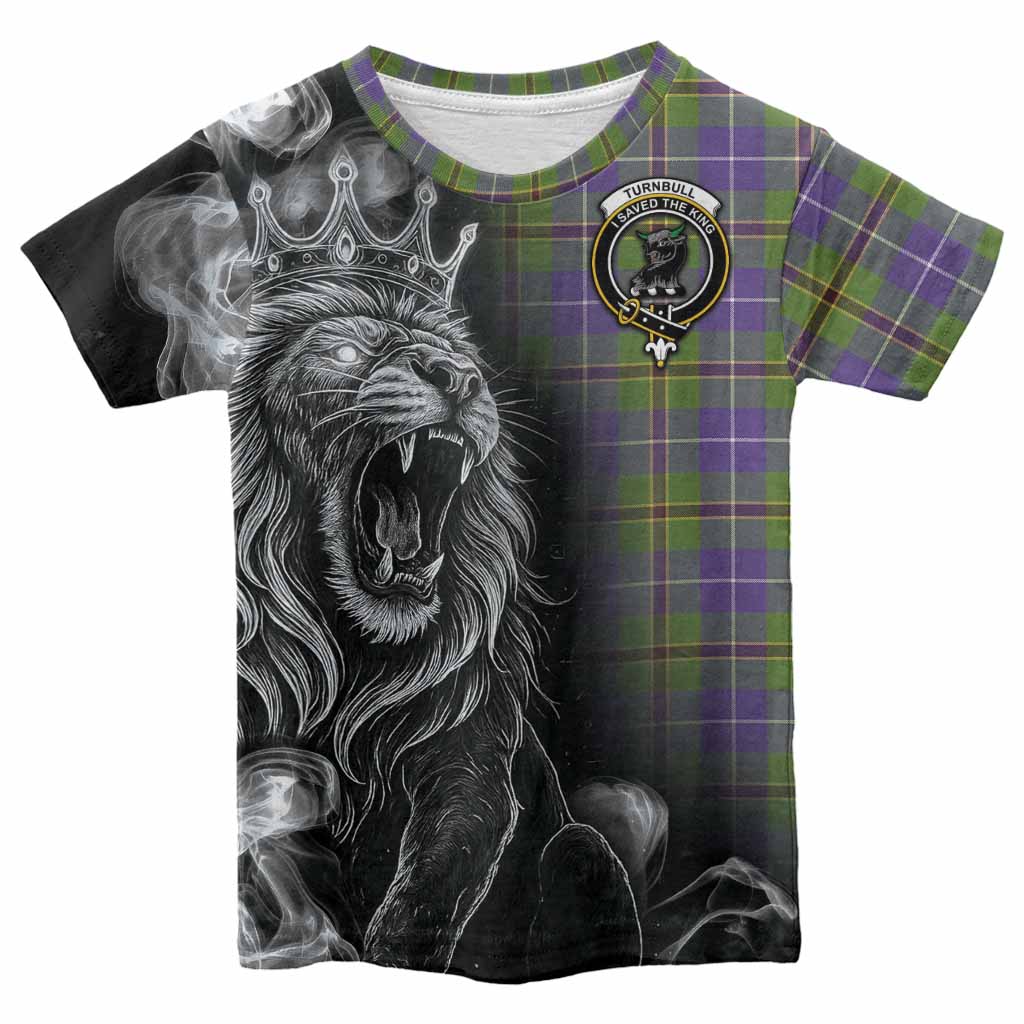 Turnbull Tartan Kid T-shirt Roaring Lion Heritage