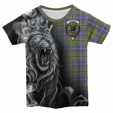 Turnbull Tartan Kid T-shirt Roaring Lion Heritage