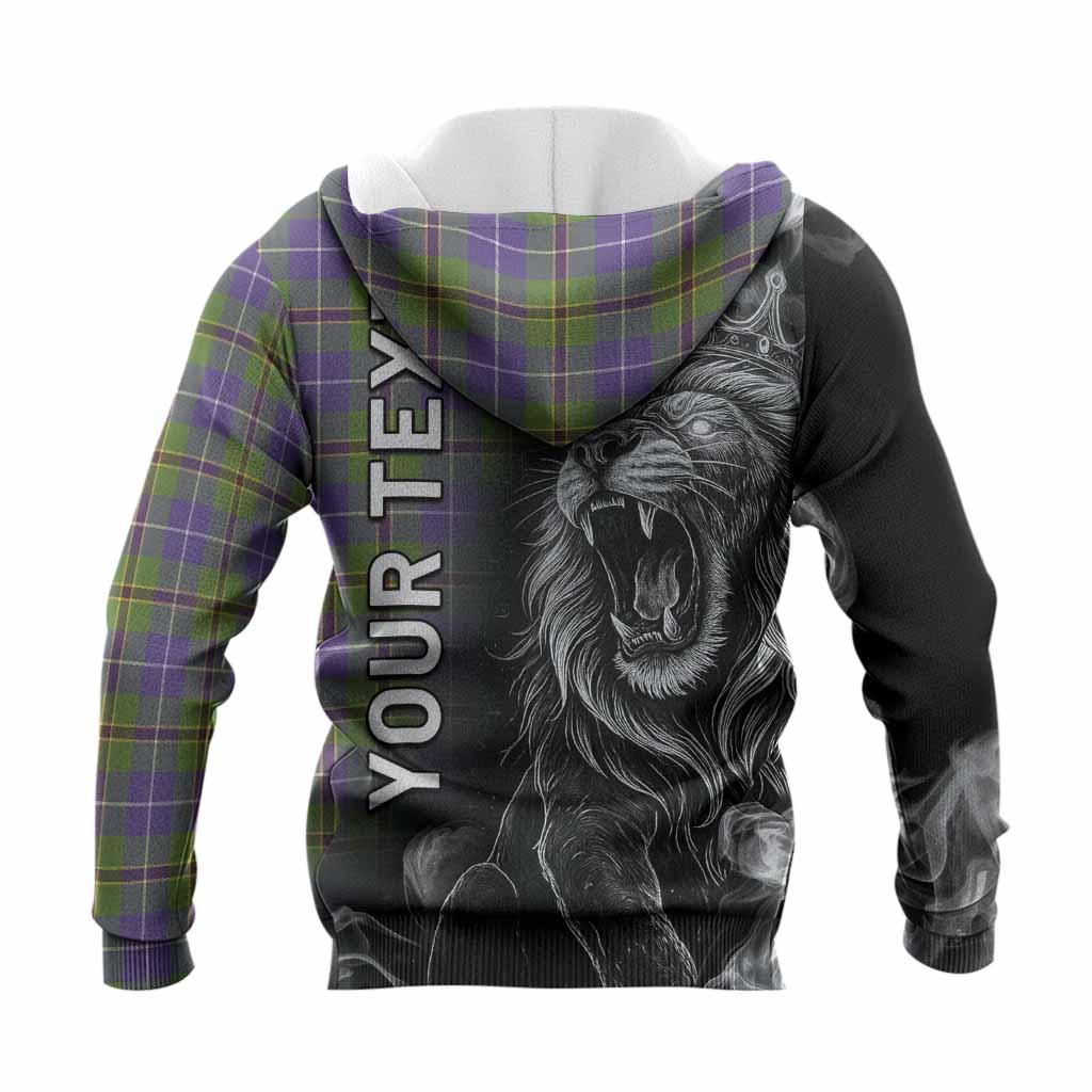 Turnbull Tartan Knitted Hoodie Roaring Lion Heritage