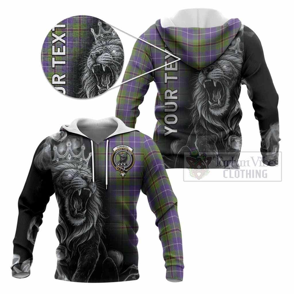Turnbull Tartan Knitted Hoodie Roaring Lion Heritage