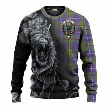 Turnbull Tartan Knitted Sweater Roaring Lion Heritage