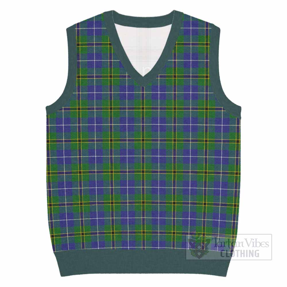 Turnbull Tartan Knitted V-Neck Vest - Tartan Vibes Clothing