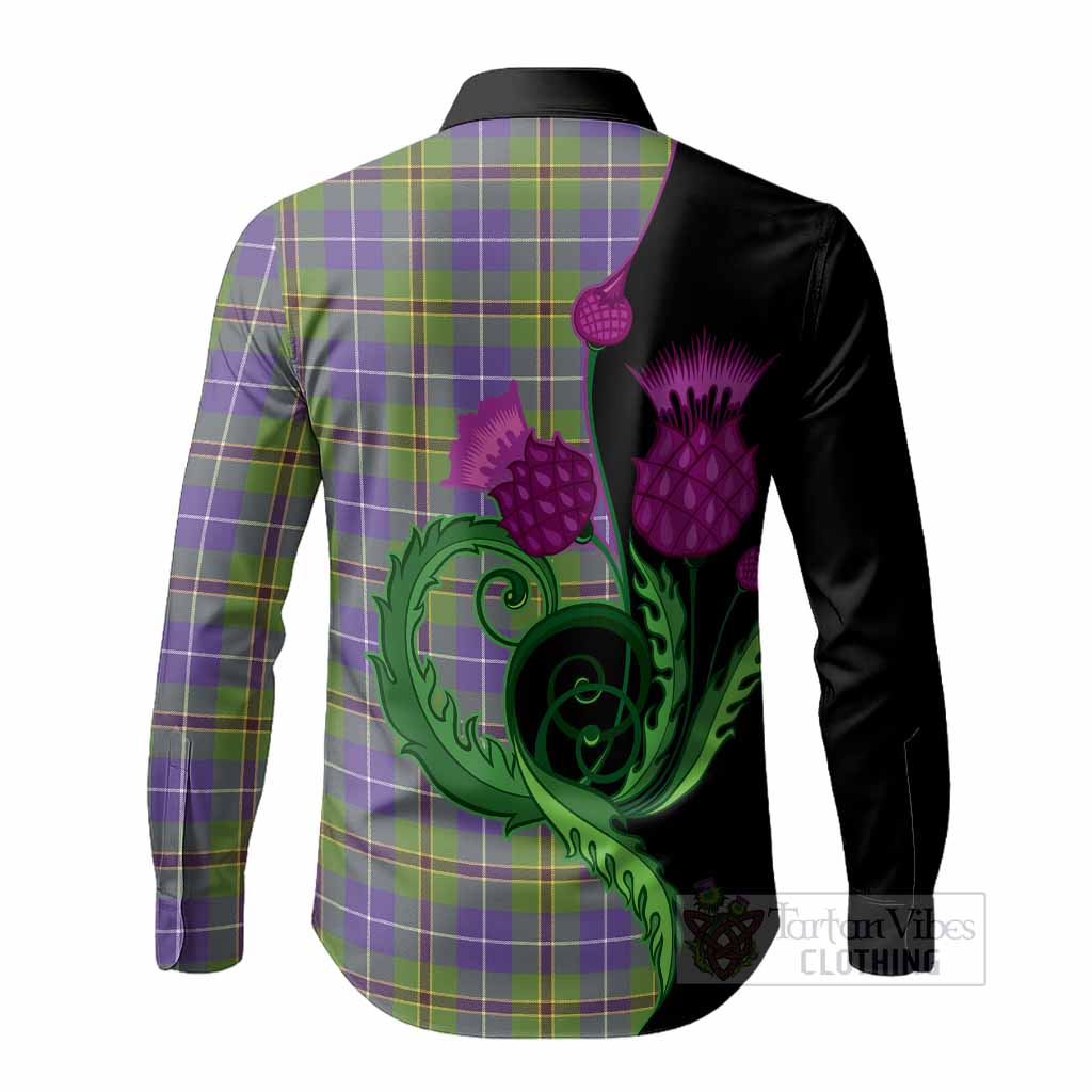 Turnbull Tartan Long Sleeve Button Shirts Traditional Scottish Thistle