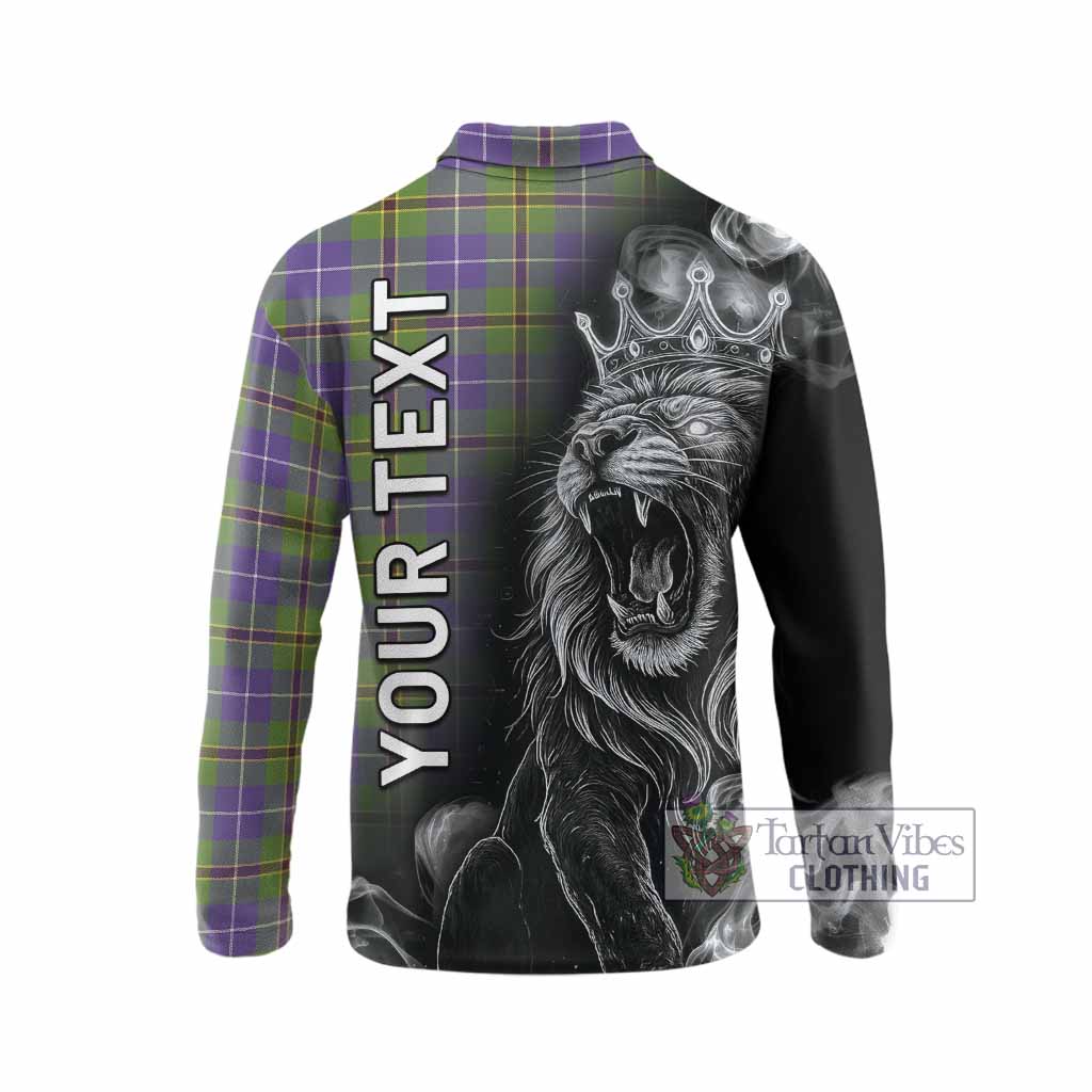 Turnbull Tartan Long Sleeve Polo Shirt Roaring Lion Heritage