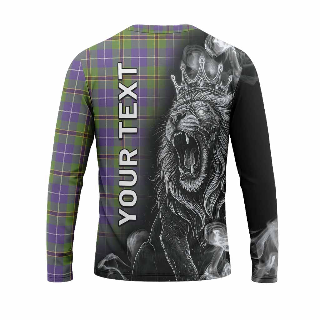 Turnbull Tartan Long Sleeve T-Shirt Roaring Lion Heritage