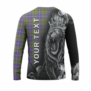 Turnbull Tartan Long Sleeve T-Shirt Roaring Lion Heritage