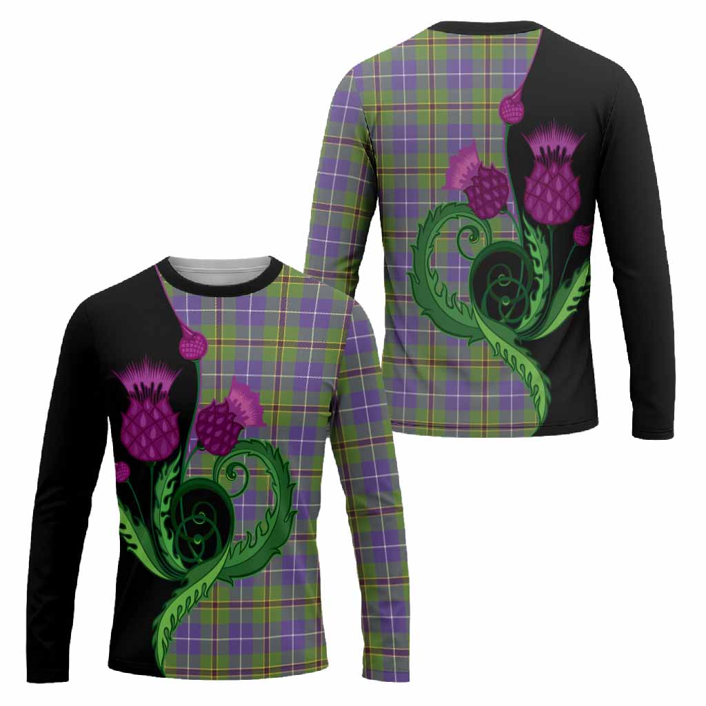 Turnbull Tartan Long Sleeve T-Shirt Traditional Scottish Thistle