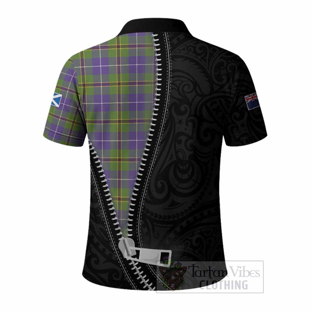 Turnbull Tartan Polo Shirt New Zealand Pattern Unique Zipper Stylized