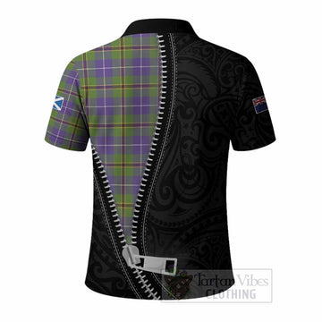 Turnbull Tartan Polo Shirt New Zealand Pattern Unique Zipper Stylized