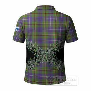 Turnbull Tartan Polo Shirt Thistle Scottish Spirit