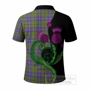 Turnbull Tartan Polo Shirt Traditional Scottish Thistle