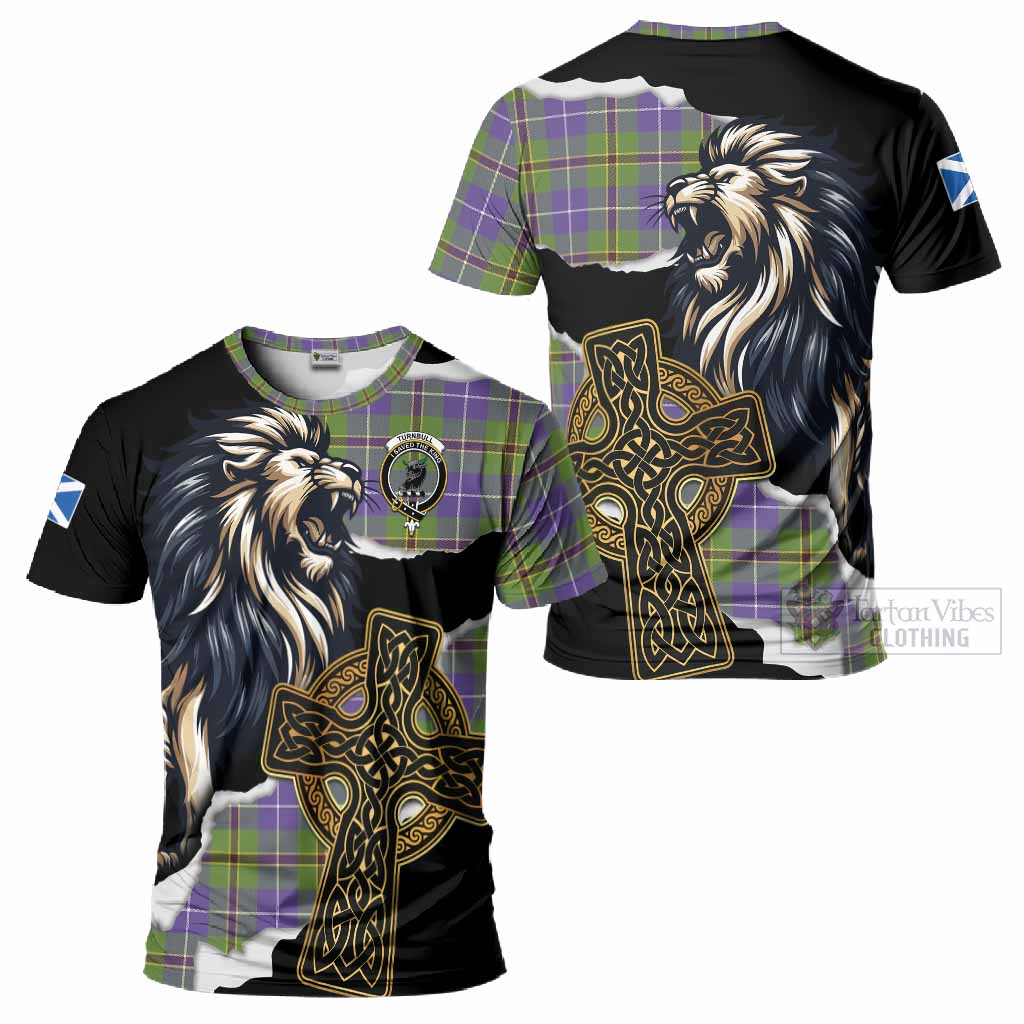 Turnbull Tartan Scottish T-Shirt Lion Celtic Heritage