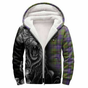 Turnbull Tartan Sherpa Hoodie Roaring Lion Heritage