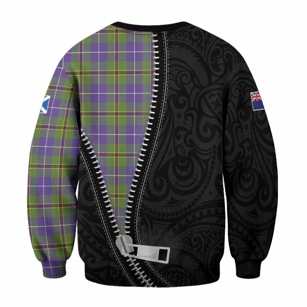 Turnbull Tartan Sweatshirt New Zealand Pattern Unique Zipper Stylized