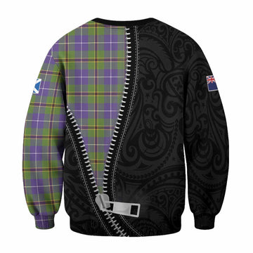 Turnbull Tartan Sweatshirt New Zealand Pattern Unique Zipper Stylized