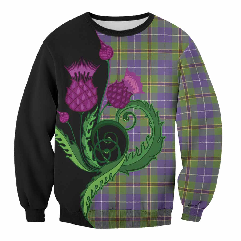 Turnbull Tartan Sweatshirt Traditional Scottish Thistle