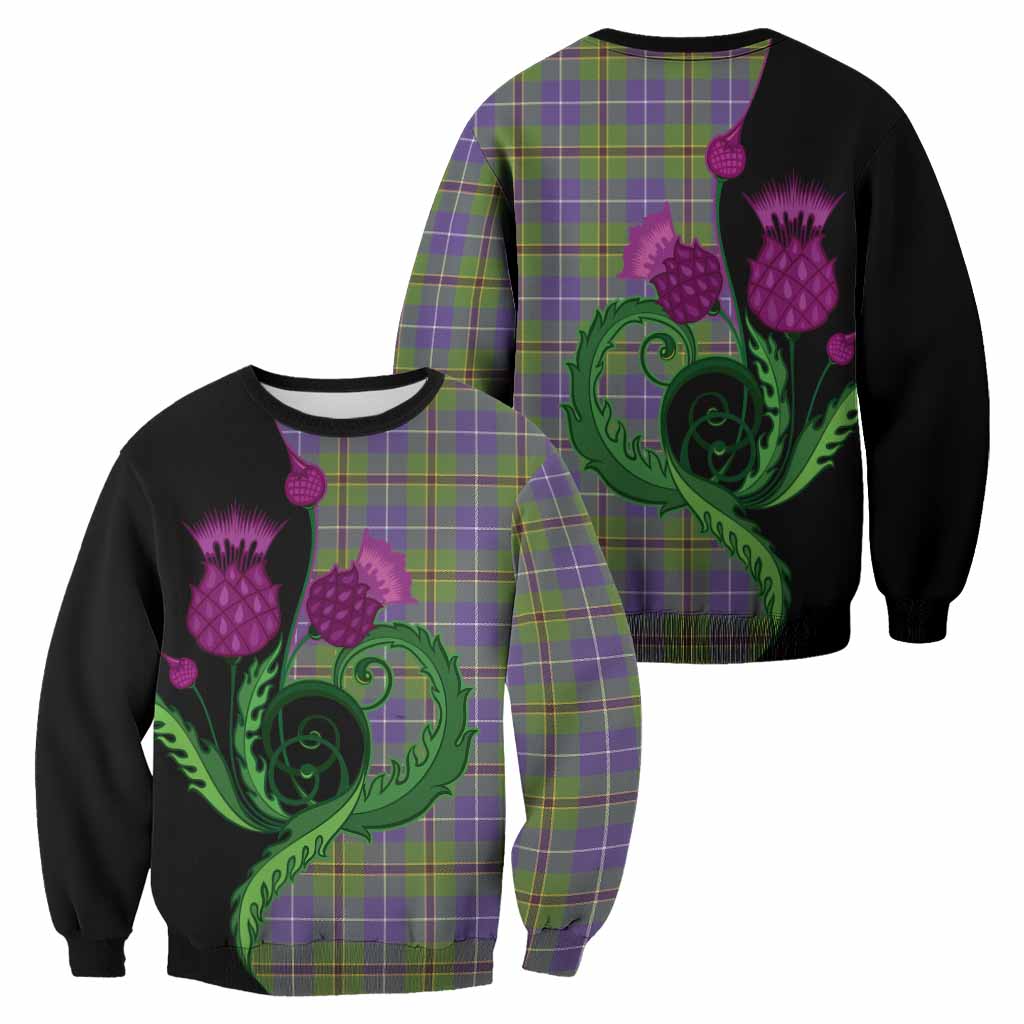 Turnbull Tartan Sweatshirt Traditional Scottish Thistle