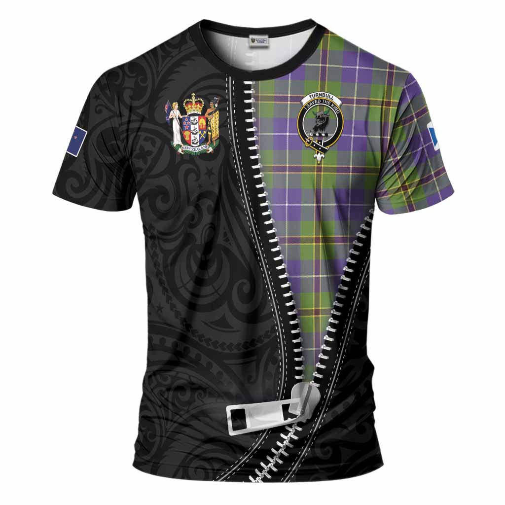 Turnbull Tartan T-Shirt New Zealand Pattern Unique Zipper Stylized
