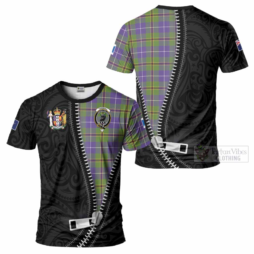 Turnbull Tartan T-Shirt New Zealand Pattern Unique Zipper Stylized