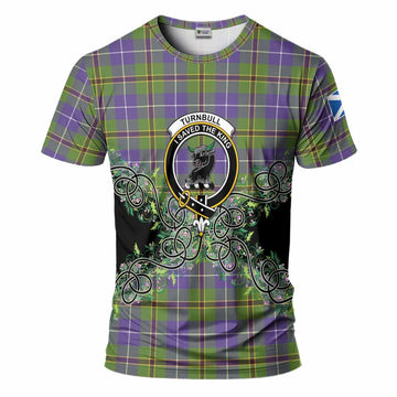 Turnbull Tartan T-Shirt Thistle Scottish Spirit