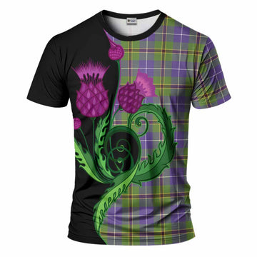 Turnbull Tartan T-Shirt Traditional Scottish Thistle
