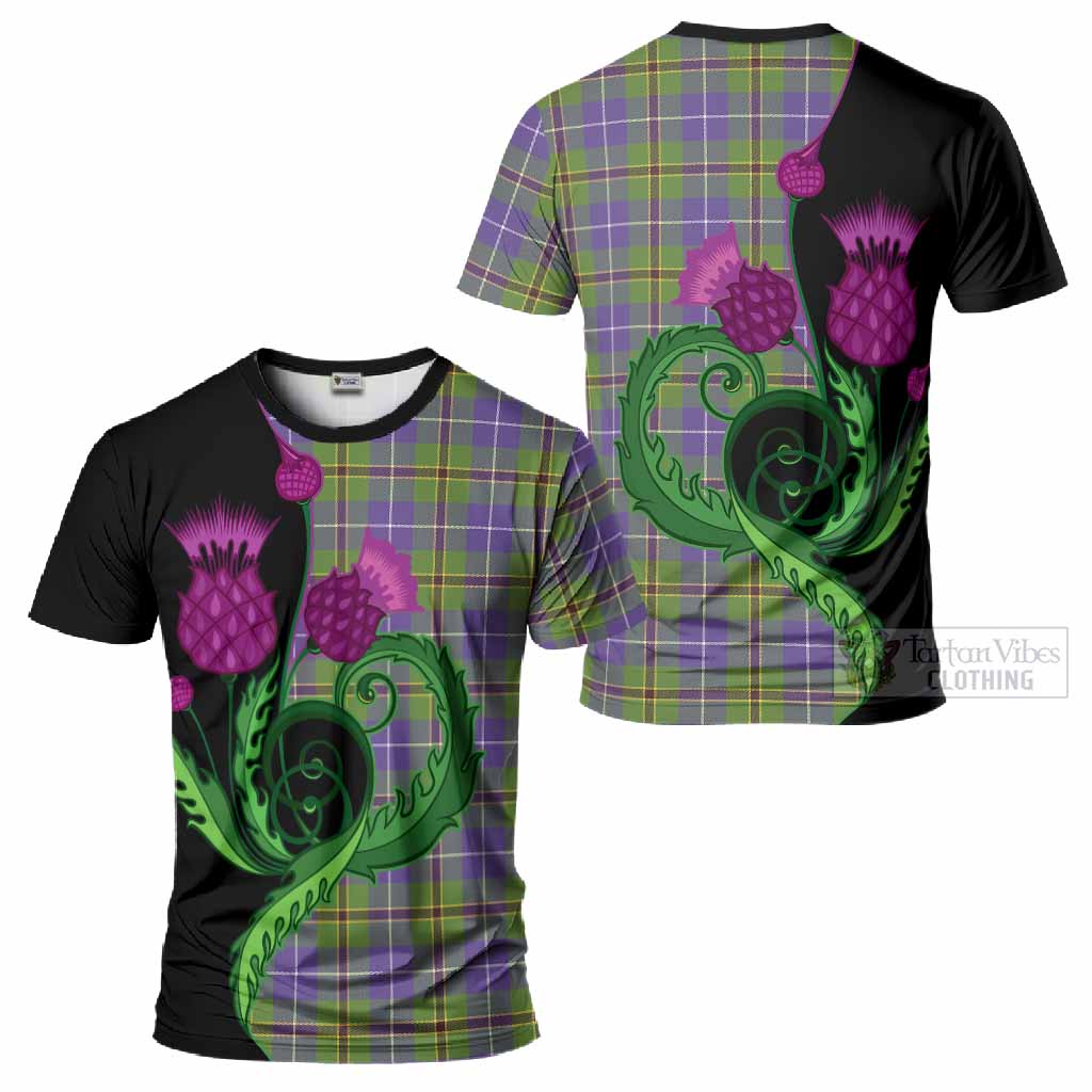 Turnbull Tartan T-Shirt Traditional Scottish Thistle