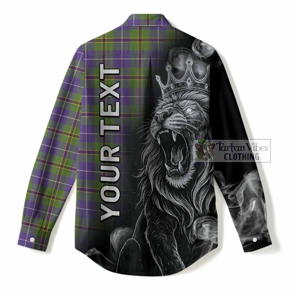 Turnbull Tartan Women Casual Shirt Roaring Lion Heritage