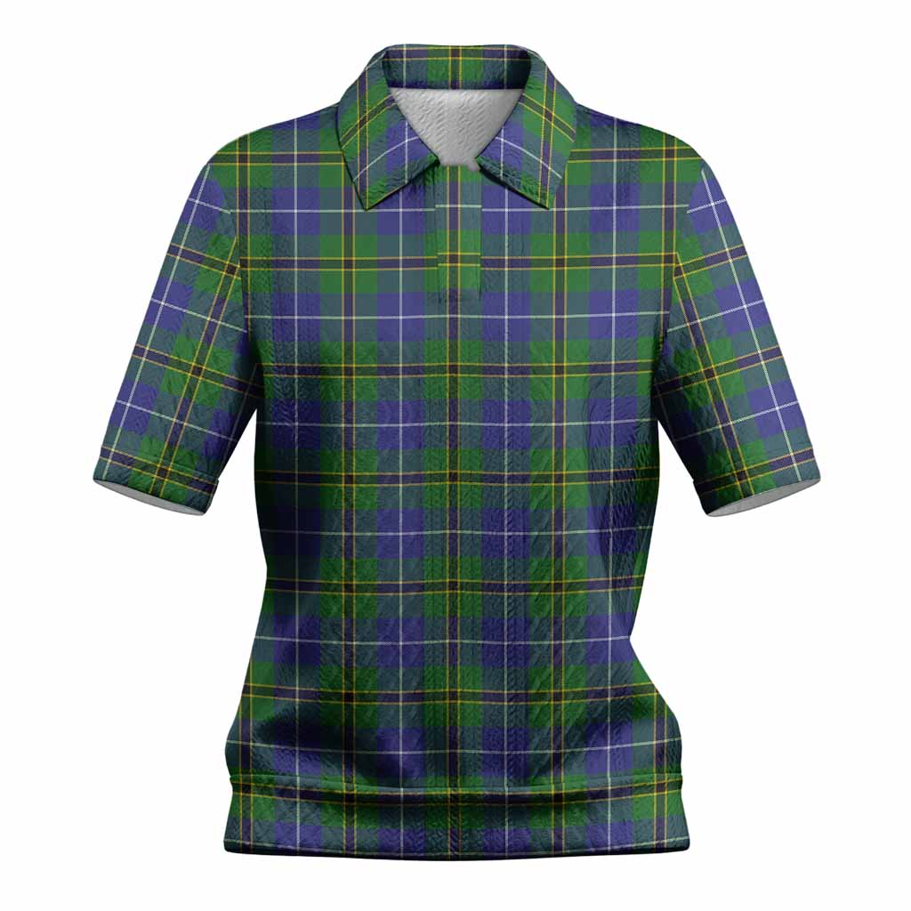 Turnbull Tartan Women’s Polo Sweater Top