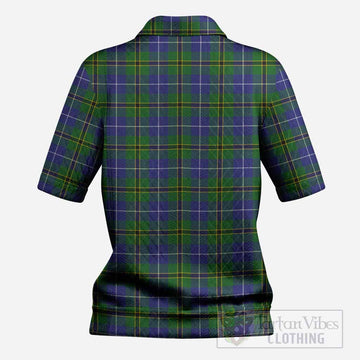 Turnbull Tartan Women’s Polo Sweater Top