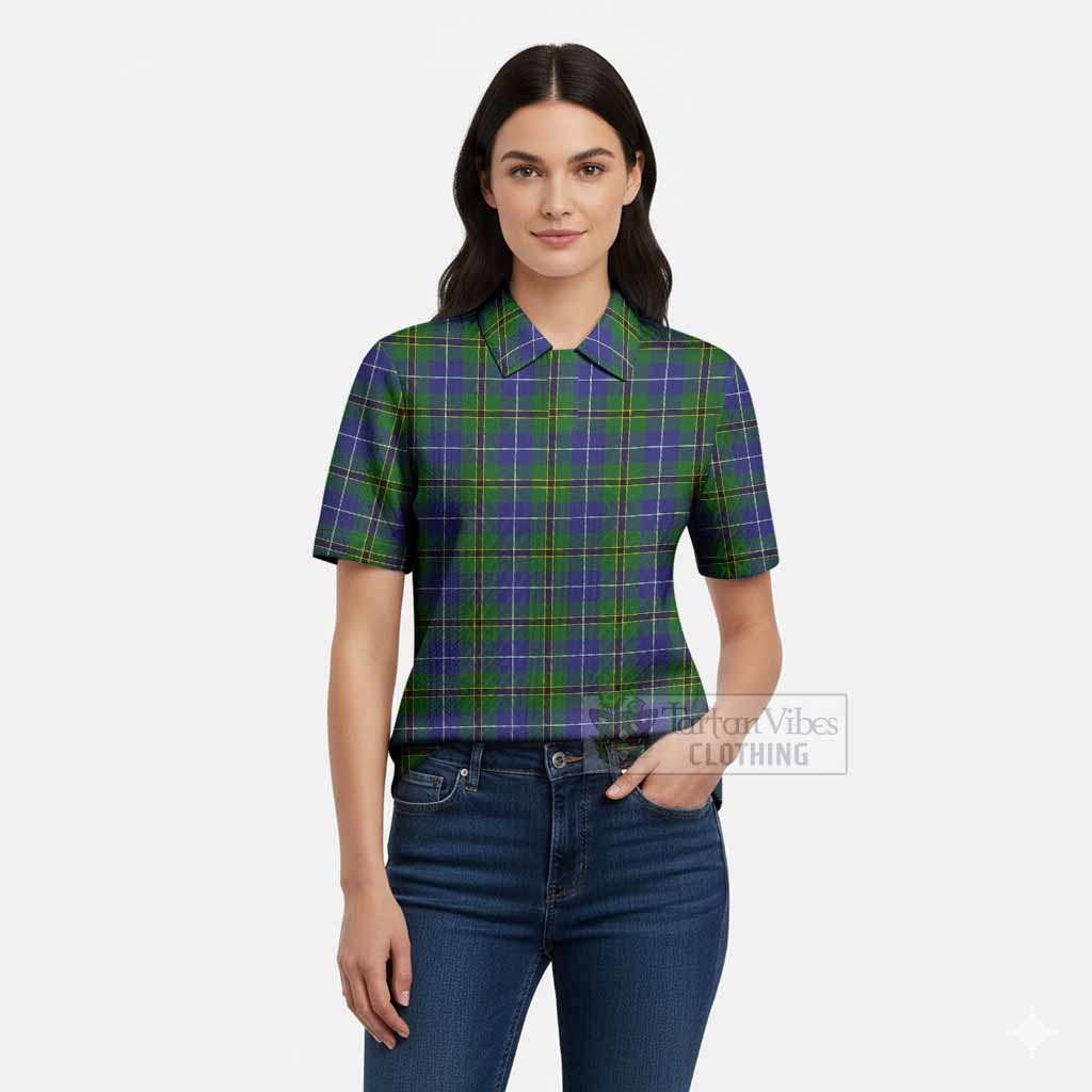 Turnbull Tartan Women’s Polo Sweater Top
