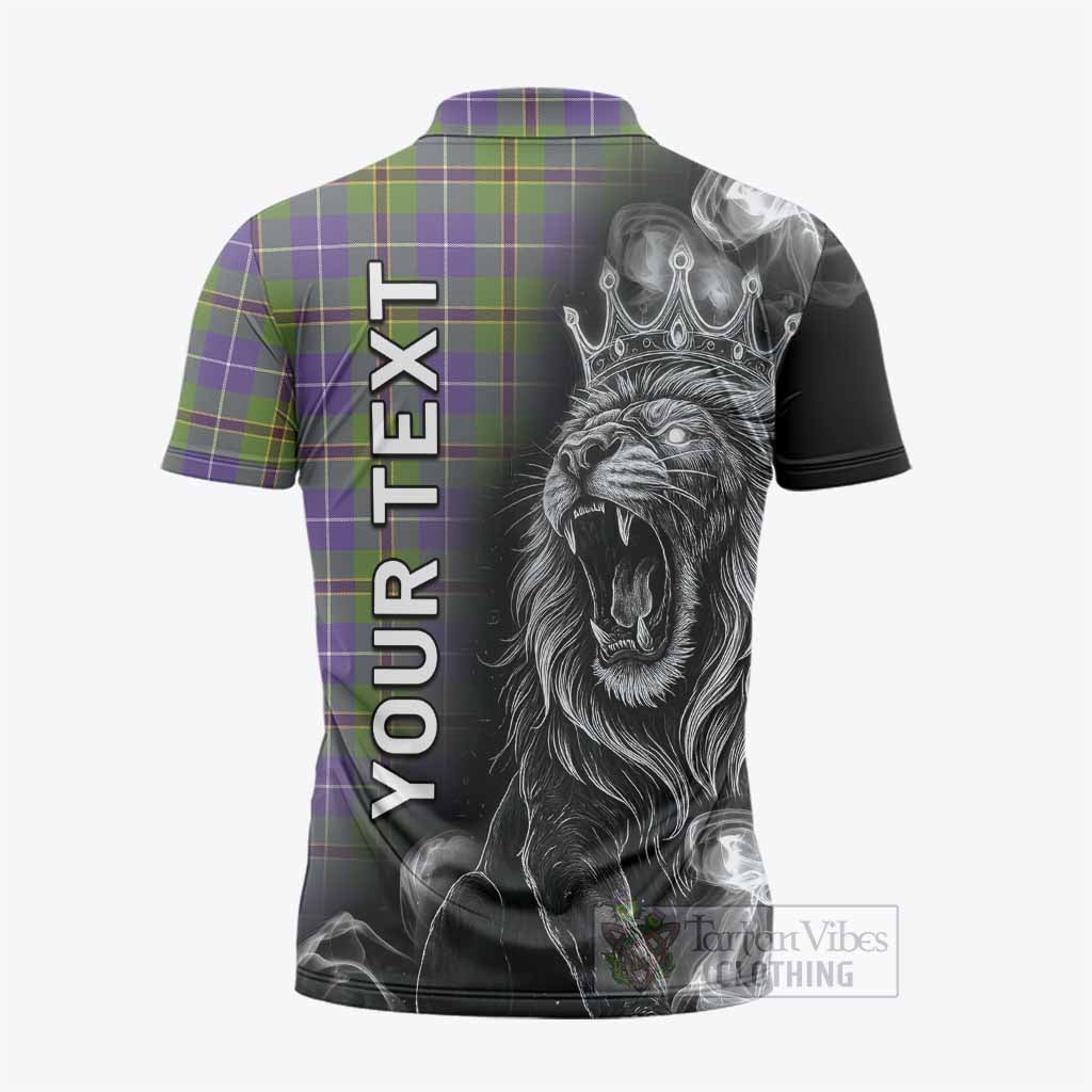 Turnbull Tartan Zipper Polo Shirt Roaring Lion Heritage